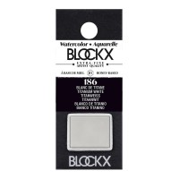 BLOCKX Watercolour Half Pan S1 186 Titanium White